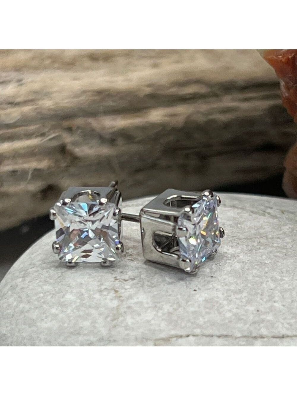 Swarovski Crystals Statement Post Earrings - Picture 9 of 14